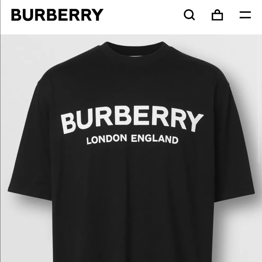 Burberry black T shirt